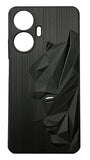 VAKIBO Bat Man 3D Mask Design Black Coloured Soft TPU Back Cover Case With Camera Protection Ring Suitable for Realme C55