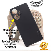 VAKIBO Niukin Dotted Black Coloured Made with Silicon Rubber TPU Back Cover Case Suitable for Realme C55