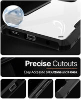 VAKIBO Best Selling Black and Transparent Coloured Made With Soft TPU and Acrylic Back Cover Case With 4 Corner and Camera Protection Suitable for Realme P3 Ultra