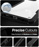 VAKIBO Best Selling Black and Transparent Coloured Made With Soft TPU and Acrylic Back Cover Case With 4 Corner and Camera Protection Suitable for Realme P3 Ultra