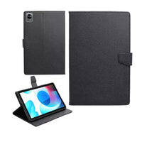VAKIBO Premium Design Black Coloured Synthatic Leather Flip Cover Case Suitable for Realme Pad Mini 8.7