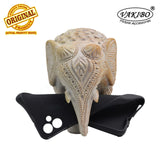 VAKIBO Niukin Dotted Design Black Coloured Soft TPU Rubber Back Cover Case With Camera Protection Ring Suitable for Samsung Galaxy F05