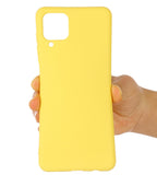 VAKIBO Yellow Coloured Back Cover Case Suitable for Samsung Galaxy F12