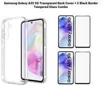 VAKIBO Premium Clear 1.5MM Thick Transparent Soft TPU Rubber Back Cover Case With Camera Protection Suitable for Samsung A35 5G