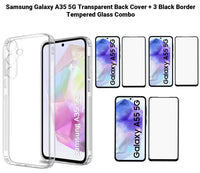 VAKIBO Premium Clear 1.5MM Thick Transparent Soft TPU Rubber Back Cover Case With Camera Protection Suitable for Samsung A35 5G
