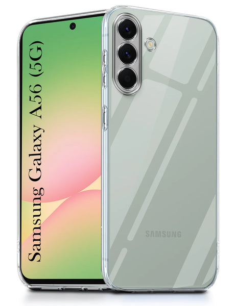 VAKIBO Transparent Back Cover Case Suitable for Samsung Galaxy A56