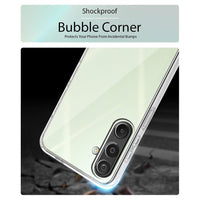 VAKIBO Premium Clear Thick Transparent Soft TPU Rubber Back Cover Case With Camera Protection Suitable for Samsung Galaxy M16