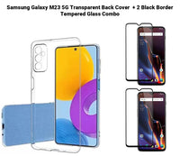 VAKIBO Super Premium Soft TPU Transparent Case With Dustplug,Side Grip,Corner Protection,lanyard Cuts,Camera Protection Suitable for Samsung M23 5G