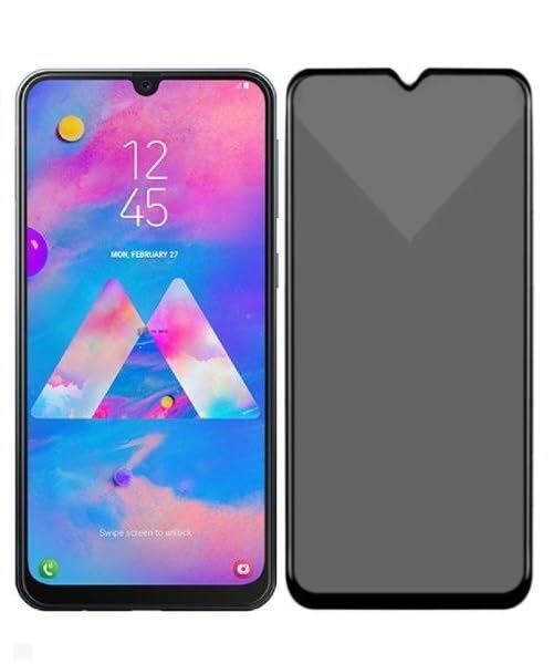 Super Premium Quality Tempered Glass Screen Guard Protector With Black Border Suitable For Samsung Galaxy A20
