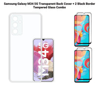 VAKIBO Premium Clear 1.5MM Thick Transparent Soft TPU Rubber Back Cover Case With Camera Protection Suitable for Samsung M34 5G