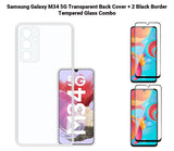 VAKIBO Premium Clear 1.5MM Thick Transparent Soft TPU Rubber Back Cover Case With Camera Protection Suitable for Samsung M34 5G