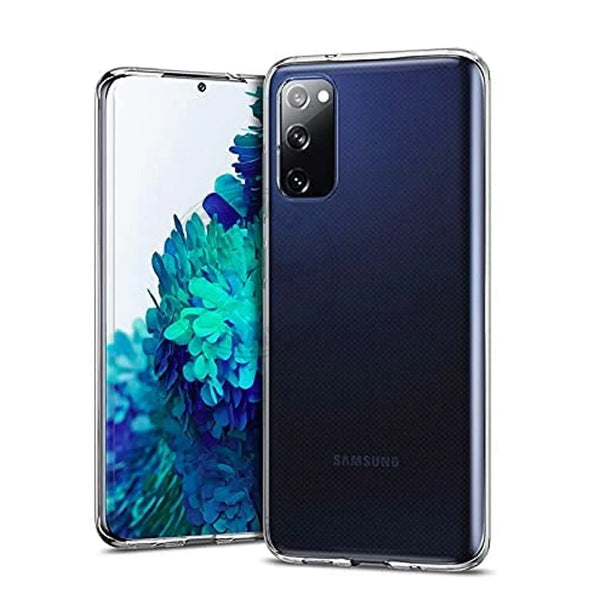 VAKIBO Matte sides Back Clear Soft 2MM Transparent Premium Quality Back Cover Made With Silicon Rubber TPU Material Suitable For Samsung Galaxy S20 FE