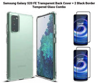 VAKIBO Super Premium Soft TPU Transparent Case With Dustplug,Side Grip,Corner Protection,lanyard Cuts,Camera Protection Suitable for Samsung S20 FE
