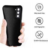 VAKIBO Matte 1.5 MM Thick With Camera Protection Black Coloured Soft TPU Back Cover Case Suitable for Samsung Galaxy S21 FE
