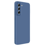 VAKIBO Matte 1.5 MM Thick With Camera Protection Blue Coloured Soft TPU Back Cover Case Suitable for Samsung Galaxy S21 FE
