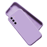 VAKIBO Matte 1.5 MM Thick With Camera Protection Purple Coloured Soft TPU Back Cover Case Suitable for Samsung Galaxy S21 FE