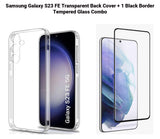 VAKIBO Premium Clear 1.5MM Thick Transparent Soft TPU Rubber Back Cover Case With Camera Protection Suitable for Samsung S23 FE