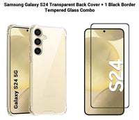 VAKIBO Premium Clear 1.5MM Thick Transparent Soft TPU Rubber Back Cover Case With Camera Protection Suitable for Samsung S24
