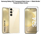 VAKIBO Premium Clear 1.5MM Thick Transparent Soft TPU Rubber Back Cover Case With Camera Protection Suitable for Samsung S24