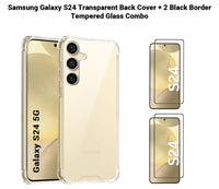 VAKIBO Premium Clear 1.5MM Thick Transparent Soft TPU Rubber Back Cover Case With Camera Protection Suitable for Samsung S24