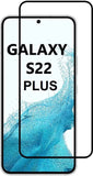 Super Premium Quality Tempered Glass Screen Guard Protector With Black Border Suitable For Samsung Galaxy S22 Plus