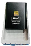 Riban PB 165 Powerbank 10400Mah Micro  | 10400 mAh Portable Power Bank Compact, Fast-Charging Backup Power
