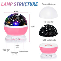 Star Master Rotating 360 Degree Moon Night Light Lamp Projector
