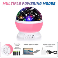 Star Master Rotating 360 Degree Moon Night Light Lamp Projector