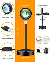 Sunset Lamp 16 Colors Changing Night Light with Remote