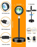 Sunset Lamp 16 Colors Changing Night Light with Remote