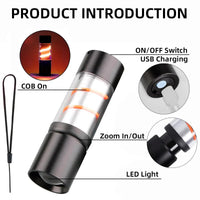 USB Charge XPE Mini Torch