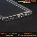 VAKIBO Super Premium Soft TPU Transparent Case With Dustplug,Side Grip,Corner Protection,lanyard Cuts,Camera Protection Suitable for Vivo T1 44W