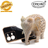 VAKIBO Golden Chrome Border Black Coloured Soft TPU Back Cover Case With Camera Protection Suitable for Vivo V25