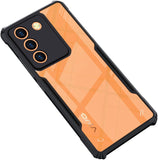 VAKIBO Best Selling Black and Transparent Back Cover Case Made With Soft TPU and Acrylic With 4 Corner and Camera Protection Suitable for Vivo Y200E