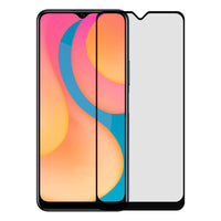 Super Premium Quality Tempered Glass Screen Guard Protector With Black Border Suitable For Vivo Y20