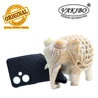 VAKIBO Parallax Design Black Coloured Soft TPU Rubber Back Cover Case With Camera Protection Ring Suitable for Vivo Y27