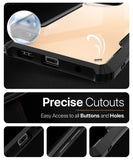 VAKIBO Best Selling Black and Transparent Coloured Made With Soft TPU and Acrylic Back Cover Case With 4 Corner and Camera Protection Suitable for Vivo Y29
