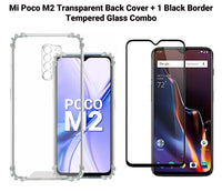 VAKIBO Super Premium Soft TPU Transparent Case With Dustplug,Side Grip,Corner Protection,lanyard Cuts,Camera Protection Suitable for Mi Poco M2