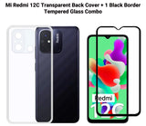 VAKIBO Premium Clear 1.5MM Thick Transparent Soft TPU Rubber Back Cover Case With Camera Protection Suitable for Mi Redmi 12C