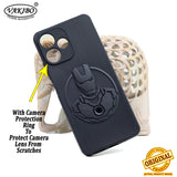 VAKIBO Iron Man Design soft Silicon TPU Back Cover Case With Camera Protection Ring Suitable for Mi Redmi 12