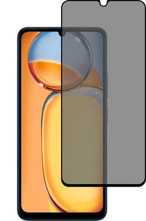 Super Premium Quality Tempered Glass Screen Guard Protector With Black Border Suitable For Mi Redmi 13R