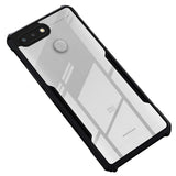 VAKIBO Parallax Design Black Coloured Made with Soft Rubber TPU Back Cover Case Camera Protection Ring Suitable for Mi Redmi 6