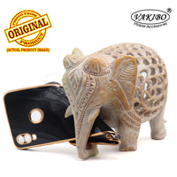 VAKIBO Golden Chrome Border Black Coloured Soft TPU Back Cover Case With Camera Protection Suitable for Mi Redmi 7