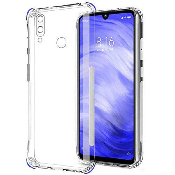 VAKIBO Premium Clear 1.5MM Thick Transparent Soft TPU Rubber Back Cover Case With Camera Protection Suitable for Mi Redmi 7