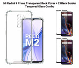 VAKIBO Super Premium Soft TPU Transparent Case With Dustplug,Side Grip,Corner Protection,lanyard Cuts,Camera Protection Suitable for Mi Redmi 9 Prime