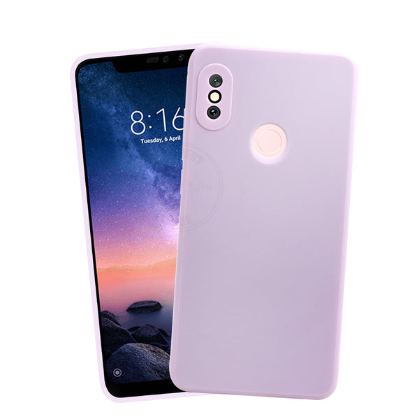 VAKIBO Matte 1.5 MM Thick With Camera Protection Purple Coloured Soft TPU Rubber Back Cover Case Suitable for Mi Redmi Note 5 Pro