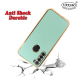 VAKIBO Golden Chrome Border Pista Coloured Soft TPU Back Cover Case With Camera Protection Suitable for Mi Redmi Note 8