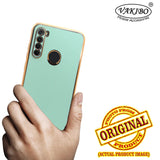 VAKIBO Golden Chrome Border Pista Coloured Soft TPU Back Cover Case With Camera Protection Suitable for Mi Redmi Note 8T