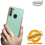 VAKIBO Golden Chrome Border Pista Coloured Soft TPU Back Cover Case With Camera Protection Suitable for Mi Redmi Note 8