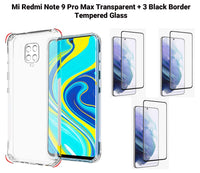 VAKIBO Premium Clear 1.5MM Thick Transparent Soft TPU Rubber Back Cover Case With Camera Protection Suitable for Mi Redmi Note 9 Pro Max